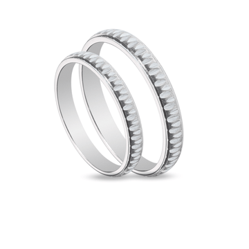 Βέρες Σετ Λευκόχρυσες MASCHIO FEMMINA SL68 - themelidisjewels